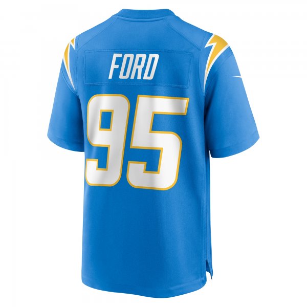 Men's Los Angeles Chargers Poona Ford Nike  Powder Blue  Game Jersey