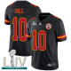 Kansas City Chiefs #10 Tyreek Hill Black Super Bowl LIV Bound Youth Stitched NFL Limited Rush Jersey