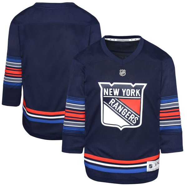 Youth New York Rangers  Navy Alternate Replica Jersey