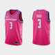 Men's Washington Wizards #3 Bradley Beal 2022-23 Cherry Blossom City Pink NBA Jersey