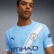 Puma Manchester City 25/26 Home Jersey w/ EPL + Sponsor Patch (Team Light Blue/White)