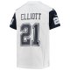 Youth Dallas Cowboys Ezekiel Elliott Nike White Alternate Game Jersey