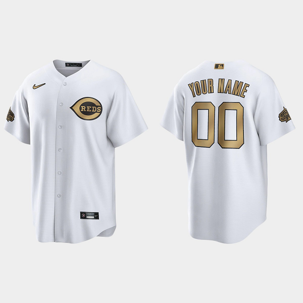 Men's Cincinnati Reds Custom 2022 MLB All-Star Game Cool Base Jersey - White