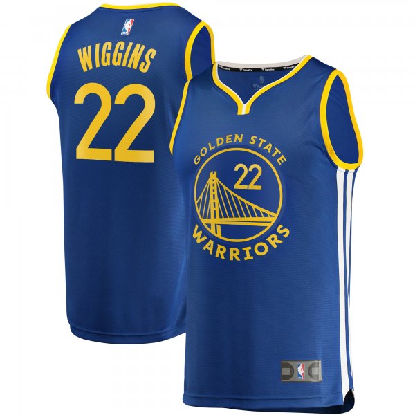 Men's Golden State Warriors Andrew Wiggins Fanatics Royal Fast Break Replica Jersey - Icon Edition