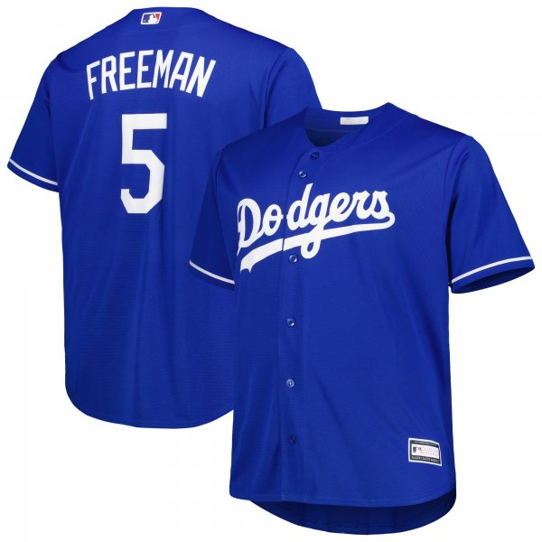 Men's Los Angeles Dodgers Freddie Freeman Royal Big & Tall Replica Player Jersey