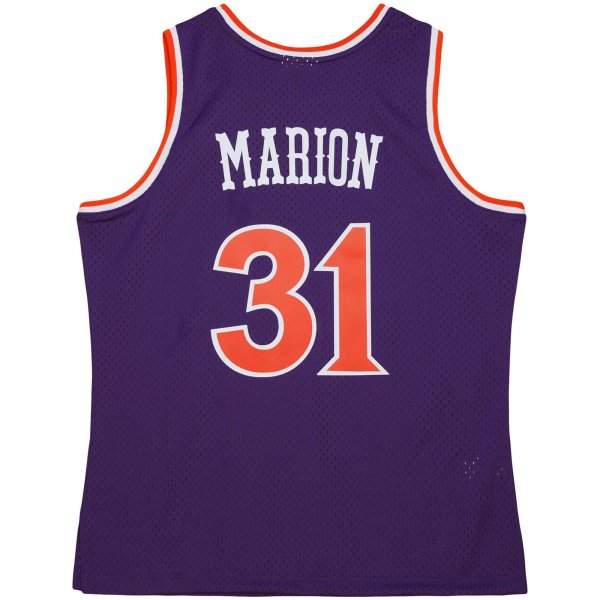 Men's Phoenix Suns Shawn Marion Mitchell & Ness Purple 2001/02 Hardwood Classics Swingman Jersey