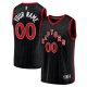 Men's Toronto Raptors Fanatics Black Fast Break Replica Custom Jersey - Statement Edition