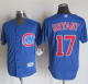 Chicago Cubs #17 Kris Bryant Blue New Cool Base Stitched MLB Jersey