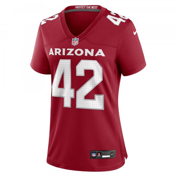 Women's Arizona Cardinals K'Von Wallace Nike  Cardinal Team Game Jersey