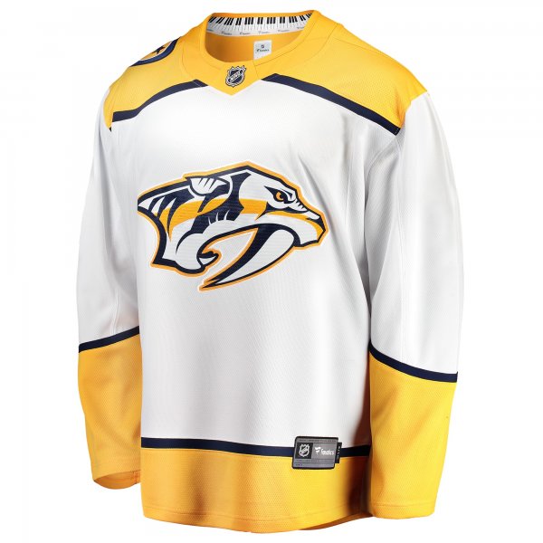 Men's Nashville Predators Fanatics White Breakaway Away Jersey