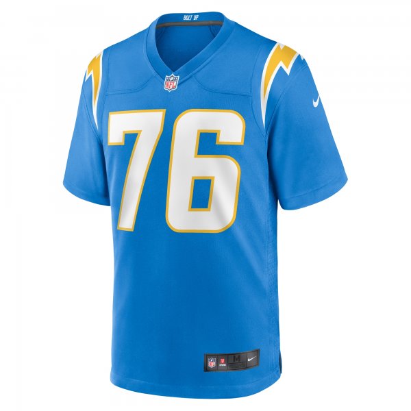 Men's Los Angeles Chargers Joe Alt Nike Powder Blue 2024 NFL Draft First Round Pick Player Game Jersey