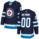 Men's Winnipeg Jets adidas Navy Custom Jersey