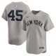 Men's New York Yankees Gerrit Cole Nike Gray Away Limited Player Jersey