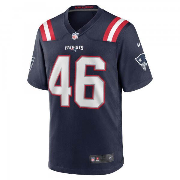 Men's New England Patriots Tucker Addington Nike Navy Home Game Player Jersey