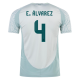 adidas Mens Mexico Edson Álvarez Away Jersey 24/25 (Linen Green)
