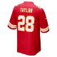 Men's Kansas City Chiefs Keith Taylor Nike  Red Team Game Jersey