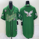 Men's Philadelphia Eagles Nike Cool Base Green Jersey