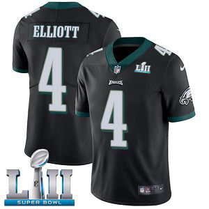 Youth Nike NFL Philadelphia Eagles #4 Jake Elliott Limited Alternate Black Vapor Untouchable Super Bowl LII Jersey