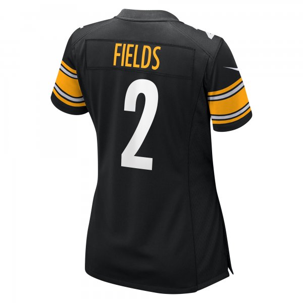 Women's Pittsburgh Steelers Justin Fields Nike Black Game Player Jersey