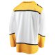 Men's Nashville Predators Fanatics White Breakaway Away Jersey