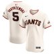 Men's San Francisco Giants Mike Yastrzemski Nike Cream Home Elite Player Jersey