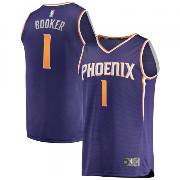 Men's Phoenix Suns Devin Booker Fanatics Purple Fast Break Replica Player Jersey - Icon Edition