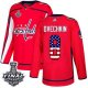 Adidas Washington Capitals #8 Alex Ovechkin Red Home USA Flag 2018 Stanley Cup Final Stitched Youth NHL Jersey