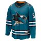 Men's San Jose Sharks Matt Benning Fanatics Teal Home Breakaway Jersey