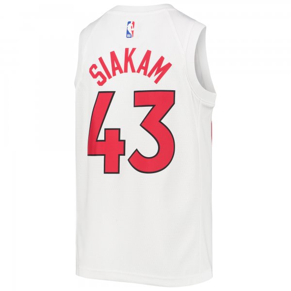 Youth Toronto Raptors Pascal Siakam Nike White Swingman Jersey - Association Edition