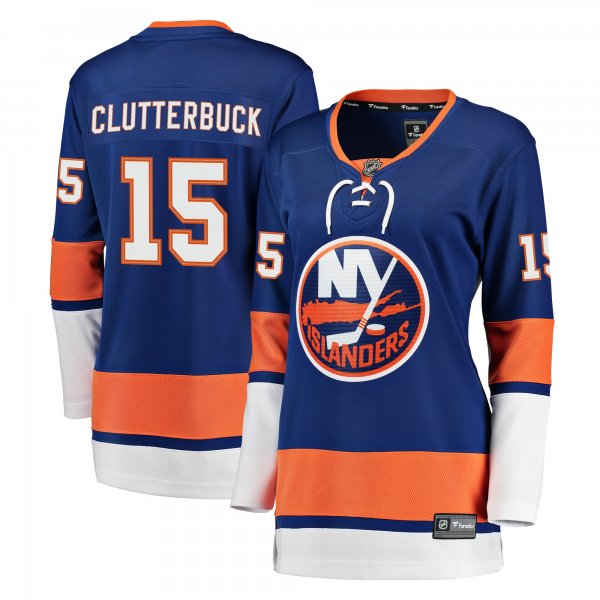 Women's New York Islanders Cal Clutterbuck Fanatics Royal Breakaway Player Jersey