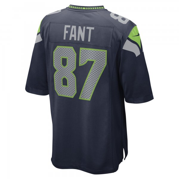 Men's Seattle Seahawks Noah Fant Nike College Navy Game Player Jersey