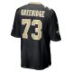 Men's New Orleans Saints Ethan Greenidge Nike Black Game Jersey