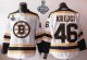 Boston Bruins Stanley Cup Finals Patch #46 David Krejci White Stitched NHL Jersey