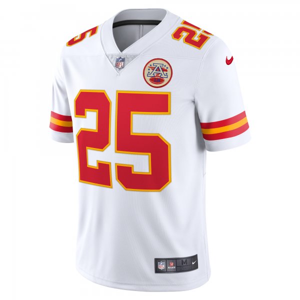 Men's Kansas City Chiefs Clyde Edwards-Helaire Nike White Vapor Limited Jersey