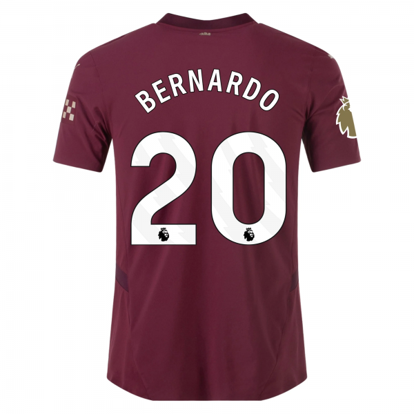 Puma Manchester City Bernardo Silva Third Jersey w/ EPL + Club World Cup Patch 24/25 (Dark Jasper)