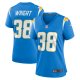 Women's Los Angeles Chargers Milton Wright Nike Powder Blue  Game Jersey