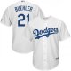 Men's Majestic Los Angeles Dodgers #21 Walker Buehler White Cool Base Home MLB Jersey