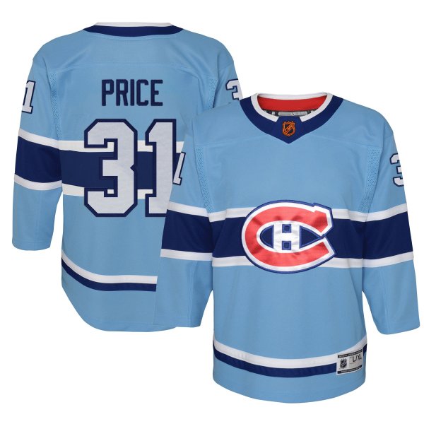 Youth Montreal Canadiens Carey Price Light Blue Special Edition 2.0 Premier Player Jersey