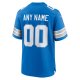 Men's Detroit Lions  Nike Blue Custom Game Jersey