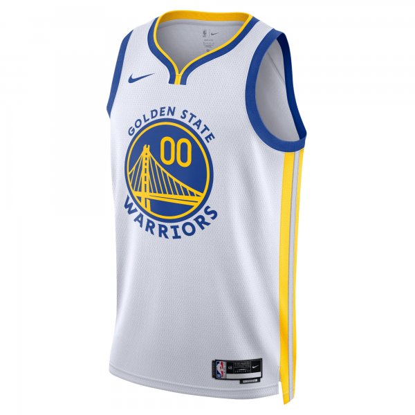 Unisex Golden State Warriors Nike White Swingman Custom Jersey - Association Edition