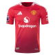 adidas Manchester United Marcus Rashford Home Jersey w/ EPL + No Room For Racism Patches 24/25 (MUFC Red/Bright Red)