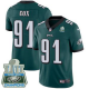 Nike Philadelphia Eagles #91 Fletcher Cox Midnight Green Team Color Super Bowl LII Champions Men's Stitched NFL Vapor Untouchable Limited Jersey