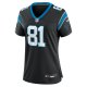 Women's Carolina Panthers Hayden Hurst Nike Black Team Game Jersey