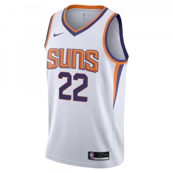 Youth Phoenix Suns Deandre Ayton Nike White Swingman Jersey - Association Edition