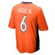 Men's Denver Broncos P.J. Locke Nike Orange Game Player Jersey