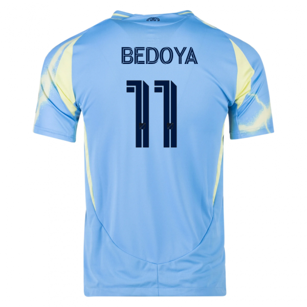 adidas Philadelphia Union Alejandro Bedoya Away Jersey 25/26 (Blue/Yellow)