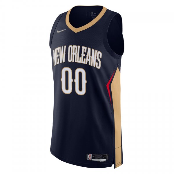 Men's New Orleans Pelicans Nike Navy 2021/22 Diamond Custom Jersey - Icon Edition