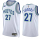 Youth Nike Minnesota Timberwolves #27 Rudy Gobert White 2023/24 Swingman Classic Edition Jersey