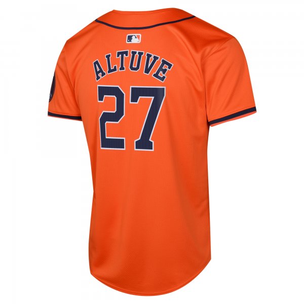 Youth Houston Astros Jose Altuve Nike Orange Alternate Limited Player Jersey