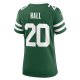 Women's New York Jets Breece Hall Nike Legacy Green Game Jersey